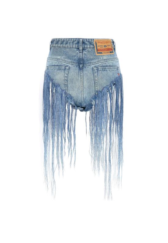 25SS 디젤 숏팬츠 A18145 0CMBM01 Blue - DIESEL