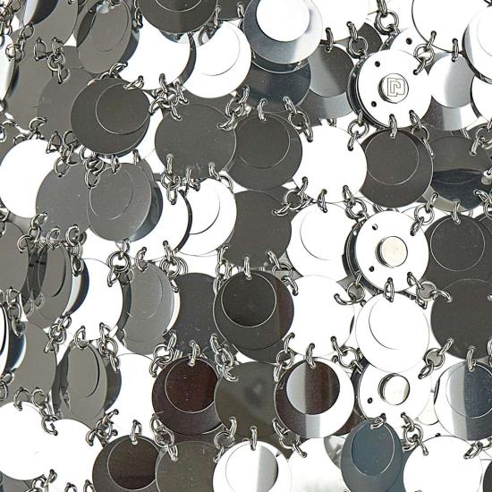 24FW 파코라반 숏 스커트 19EIJU010PS0133 P040 Silver - PACO RABANNE