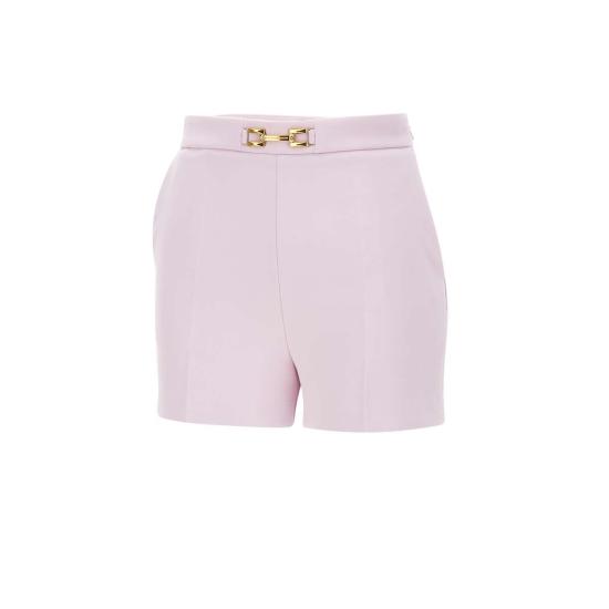 25SS 엘리자베타프랜치 / 여성 클램프 앤 플랩 크레이프 숏팬츠 SH00751E2 544 Pink BPG - ELISABETTA FRANCHI