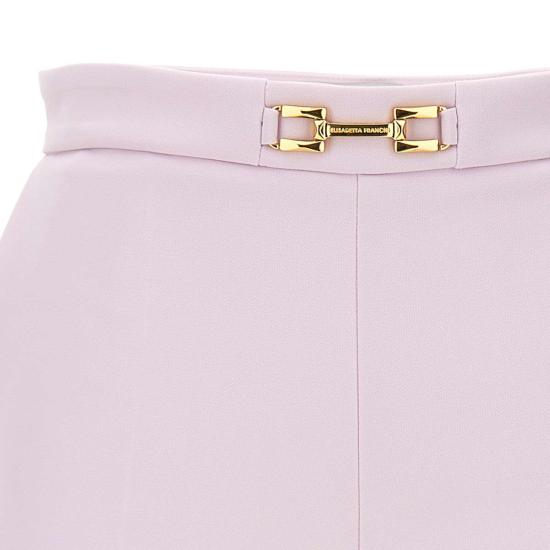 25SS 엘리자베타프랜치 / 여성 클램프 앤 플랩 크레이프 숏팬츠 SH00751E2 544 Pink BPG - ELISABETTA FRANCHI