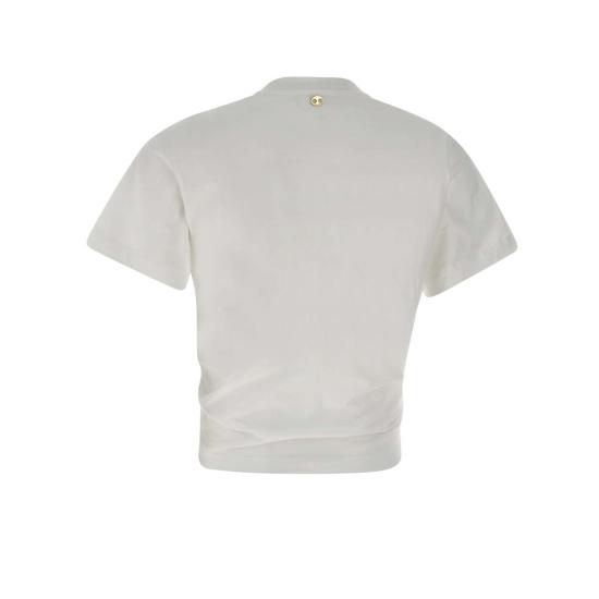 25SS 파코라반 반팔 티셔츠 23AJTO539CO0485 P109 White - PACO RABANNE