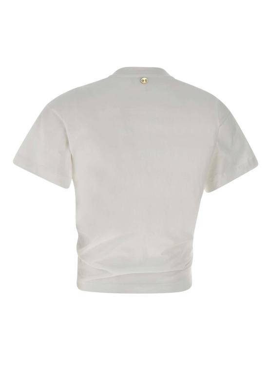 25SS 파코라반 반팔 티셔츠 23AJTO539CO0485 P109 White - PACO RABANNE