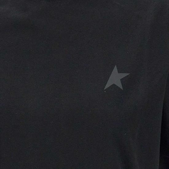 25SS 골든구스 반팔 티셔츠 GWP01220 P00059390100 Black - GOLDEN GOOSE