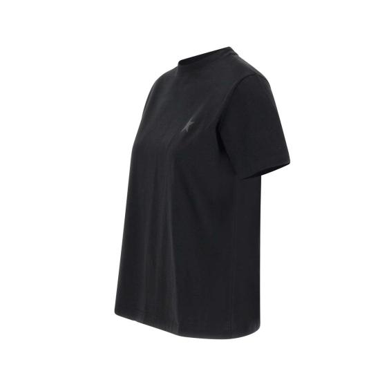 25SS 골든구스 반팔 티셔츠 GWP01220 P00059390100 Black - GOLDEN GOOSE