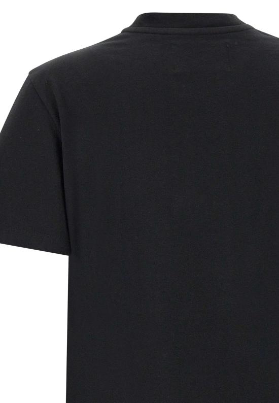 25SS 골든구스 반팔 티셔츠 GWP01220 P00059390100 Black - GOLDEN GOOSE