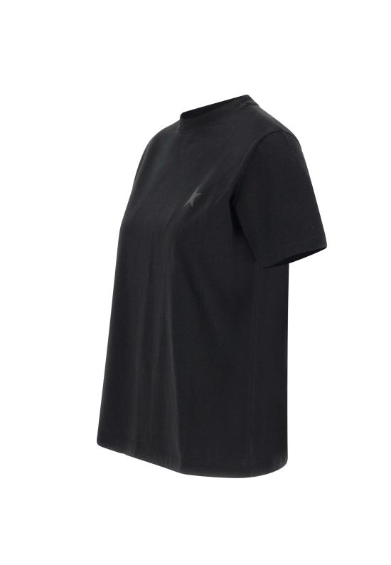 25SS 골든구스 반팔 티셔츠 GWP01220 P00059390100 Black - GOLDEN GOOSE