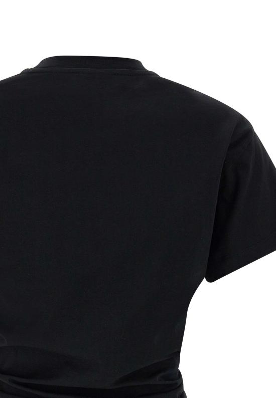24FW 파코라반 반팔 티셔츠 23AJTO539CO0485 P001 Black - PACO RABANNE