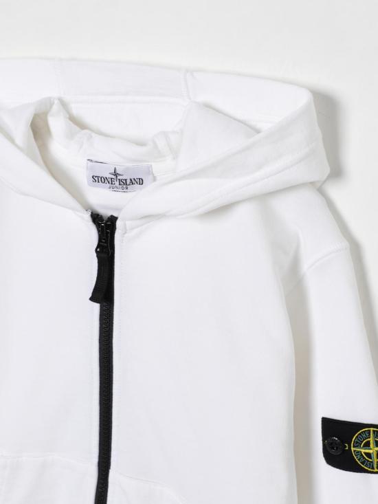 25FW [키즈] 스톤 아일랜드 풀오버 6100010S0040 V0001 White - STONE ISLAND