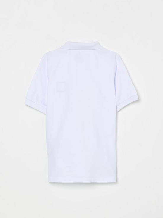 25SS [키즈] 스톤 아일랜드 폴로 셔츠 2200002S0018 V1001 White - STONE ISLAND