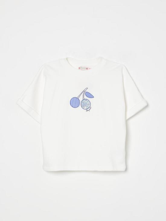 25SS [키즈] 봉쁘앙 티셔츠 S05GSWK00010 102 White