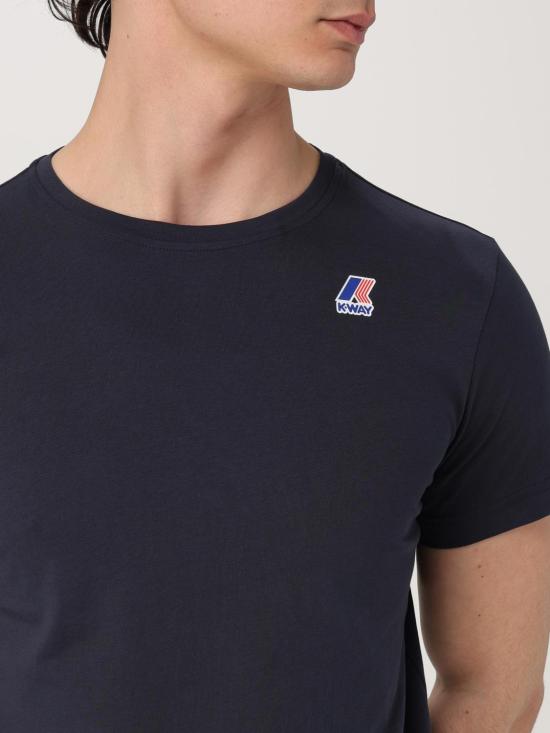 25FW 까웨 반팔 티셔츠 K007JE0 K89 Blue - K-WAY