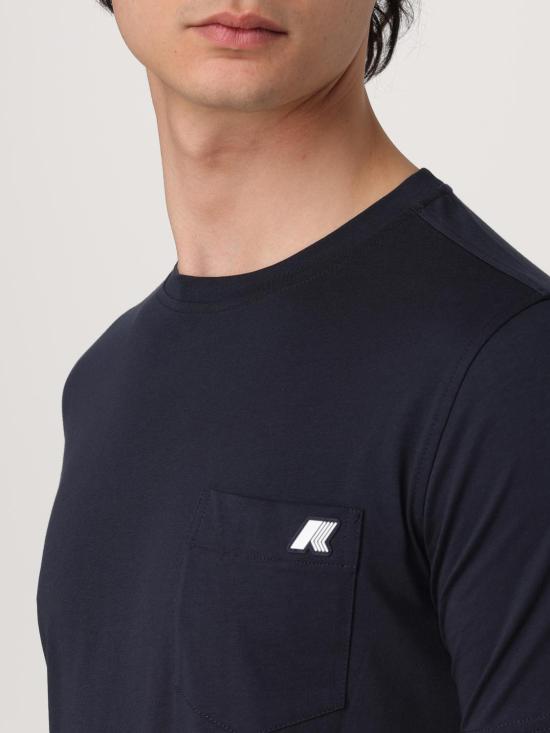 25FW 까웨 반팔 티셔츠 K31368W K89 Blue - K-WAY