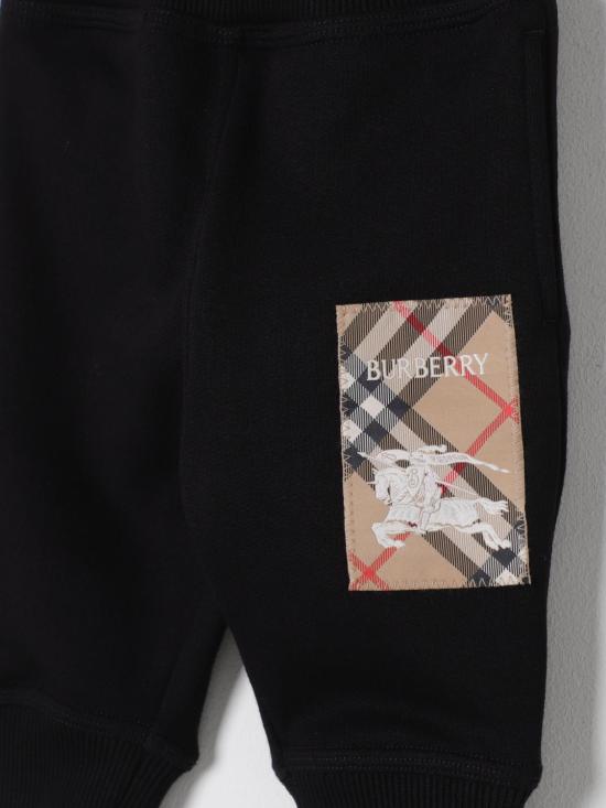 25SS [키즈] 버버리 트레이닝/조거 팬츠 8105478 A1189 Black - BURBERRY