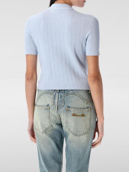 25FW 발망 가디건 EF1KL023KB07 6AC Sky - BALMAIN