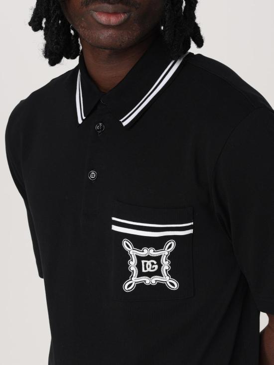 25SS 돌체앤가바나 반팔 티셔츠 G8SN2ZG7N8M N0000 Black - DOLCE & GABBANA