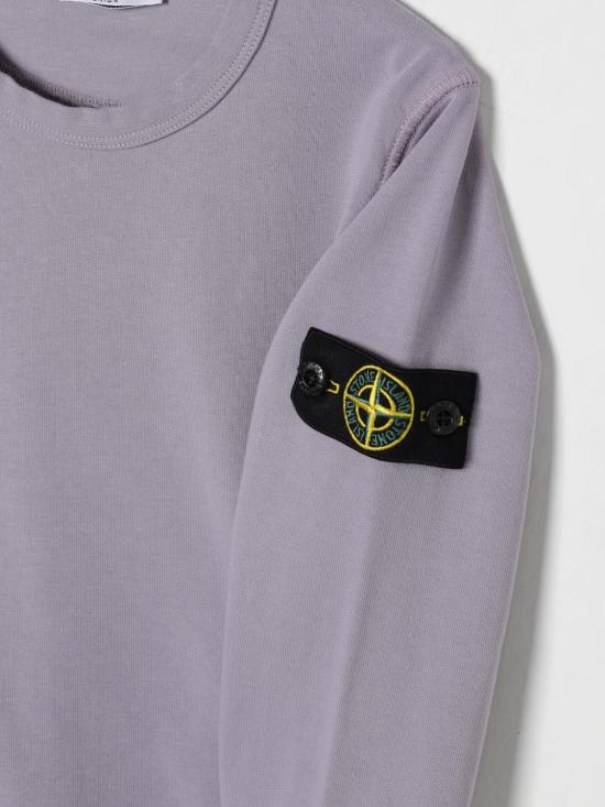 25FW [키즈] 스톤 아일랜드 풀오버 6100011S0040 V0088 Wisteria - STONE ISLAND