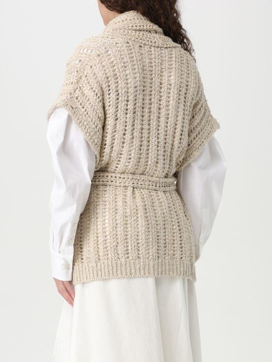 25FW 브루넬로 쿠치넬리 스웨터 MEA393106 CBU80 Beige - BRUNELLO CUCINELLI