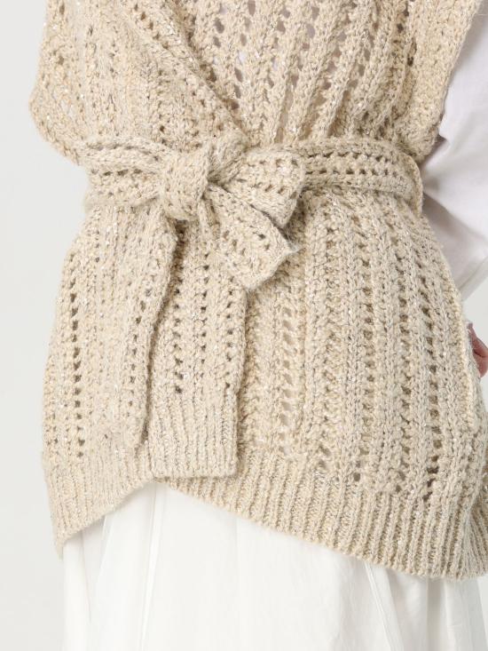 25FW 브루넬로 쿠치넬리 스웨터 MEA393106 CBU80 Beige - BRUNELLO CUCINELLI