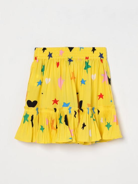 25SS [키즈] 스텔라 맥카트니 스커트 TW7A51Z2542 228MC Yellow - STELLA MCCARTNEY