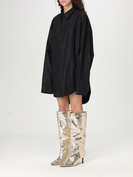  발렌시아가 서스펜디드 셔츠 드레스 809049 TNM60 1000 Black - BALENCIAGA