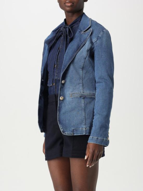 25SS 리우조 데님 자켓 UA5093D4925 78809 Blue - LIU JO
