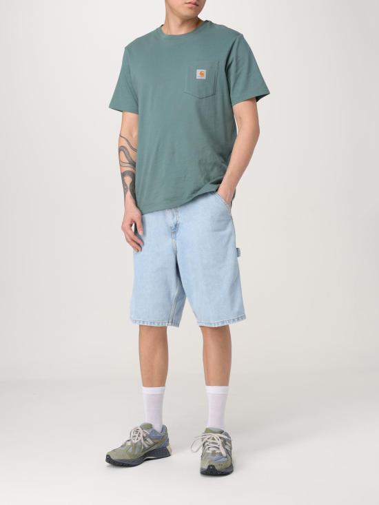 25FW 칼하트 WIP 데님 숏팬츠 I032026 01A3 Blue - CARHARTT WIP