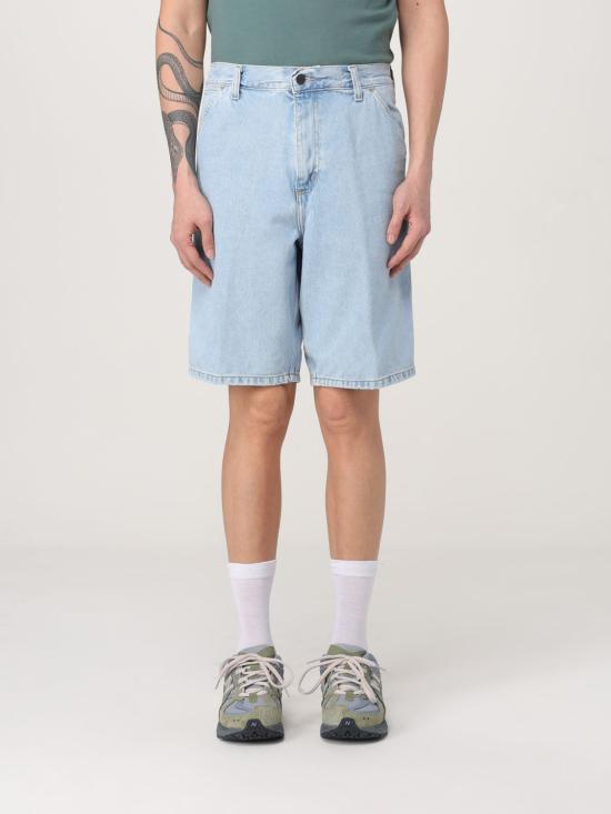 25FW 칼하트 WIP 데님 숏팬츠 I032026 01A3 Blue