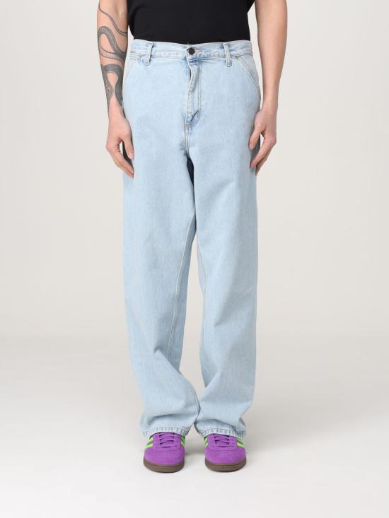 25SS 칼하트 WIP 스미스 데님 싱글 니 팬츠 I032024 01A3 Blue