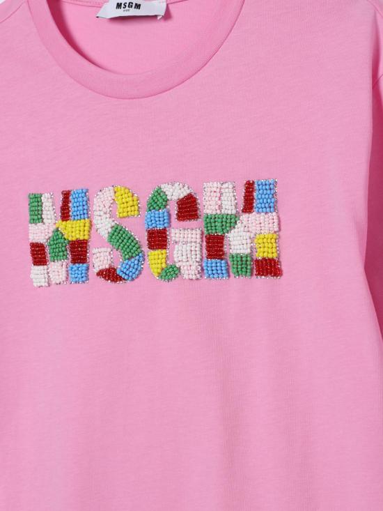 25FW [키즈] 엠에스지엠 티셔츠 S5MSJGTH251 MS003 Pink - MSGM