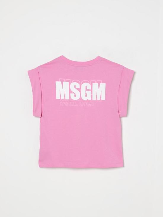 25FW [키즈] 엠에스지엠 티셔츠 S5MSJGTH083 MS003 Pink - MSGM