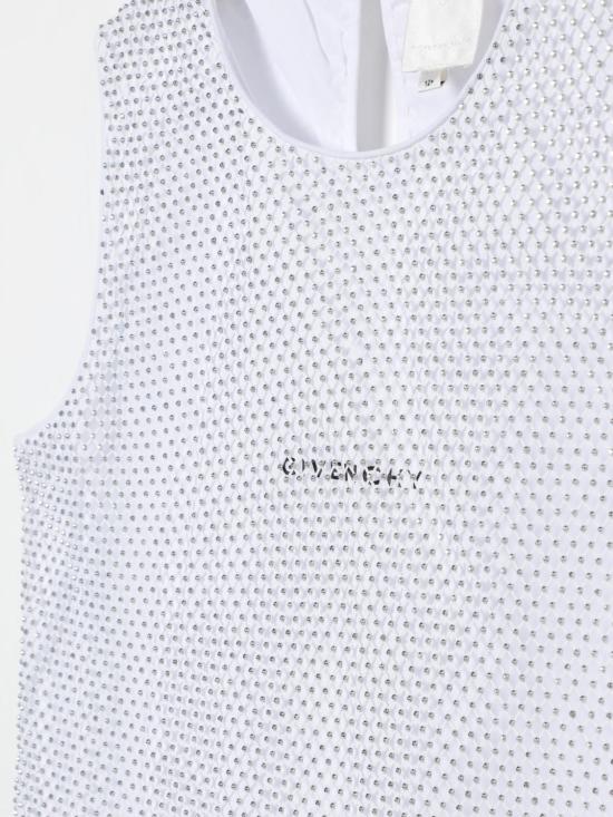 25FW [키즈] 지방시 탑 H30840 016 White - GIVENCHY