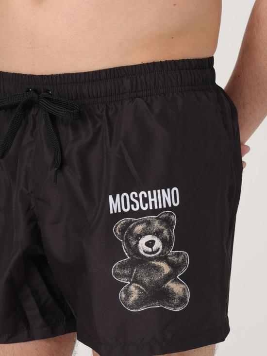 25SS 모스키노 스윔팬츠 42040274 1555 Black - MOSCHINO