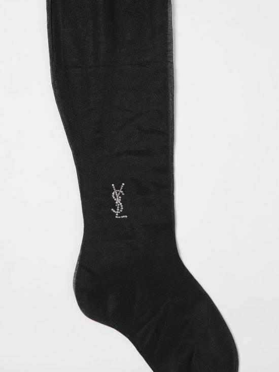 25SS 생로랑 양말 809807 Y37VL 1067 Black - SAINT LAURENT