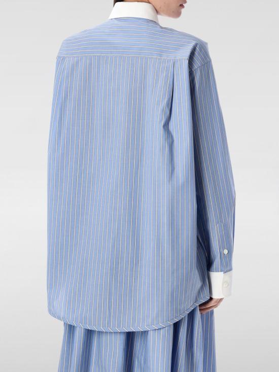 25SS 마르니 블라우스 CAMA0505QSUTC455 STB61 Blue - MARNI