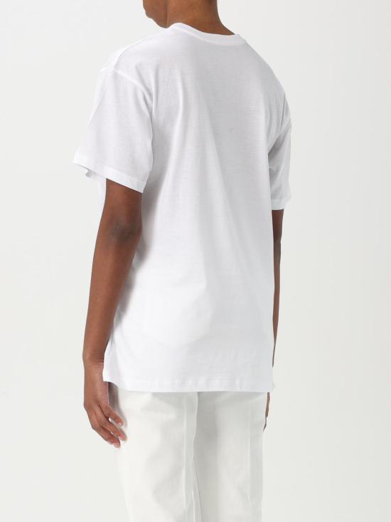25FW 엘리자베타프랜치 반팔 티셔츠 MA60N 270 White - ELISABETTA FRANCHI
