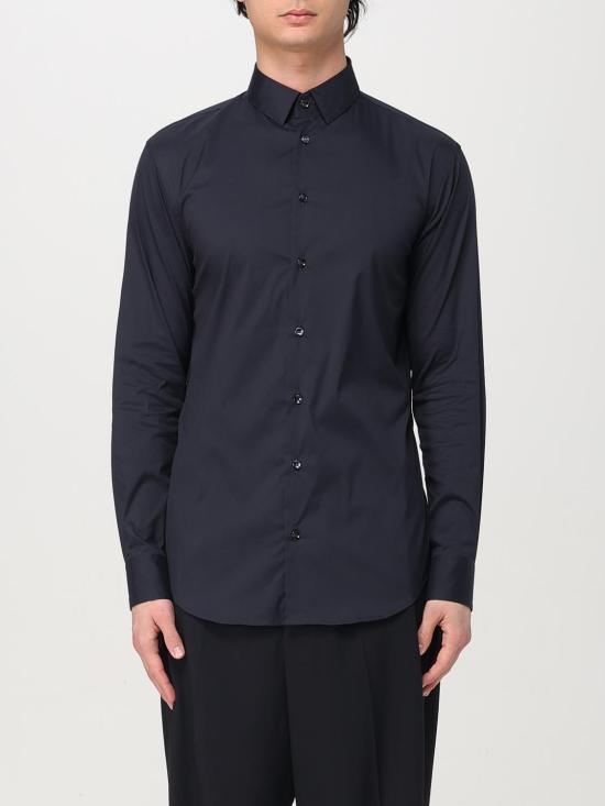 25FW 조르지오 아르마니 긴팔 셔츠 GM000056TE11184U B109 Blue