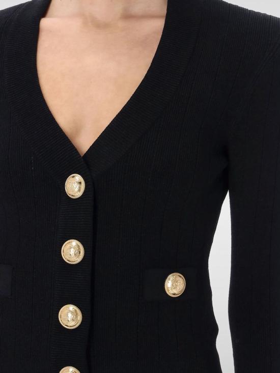 25FW 발망 스웨터 DF1KL007KB07 0PA Black - BALMAIN