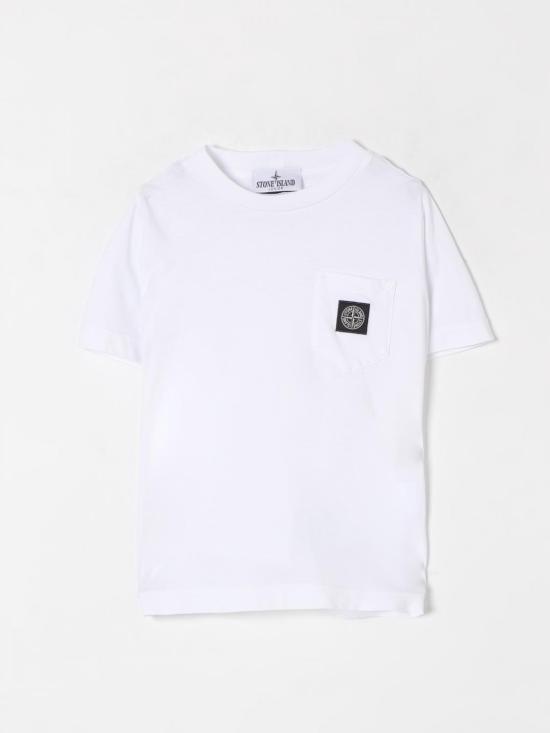 25FW [키즈] 스톤 아일랜드 티셔츠 2100004S0047 V0001 White