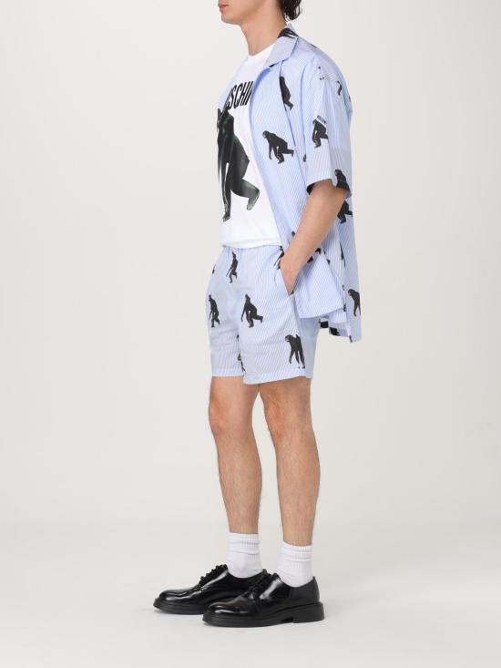 25FW 모스키노 반팔 티셔츠 07130241 1001 White - MOSCHINO