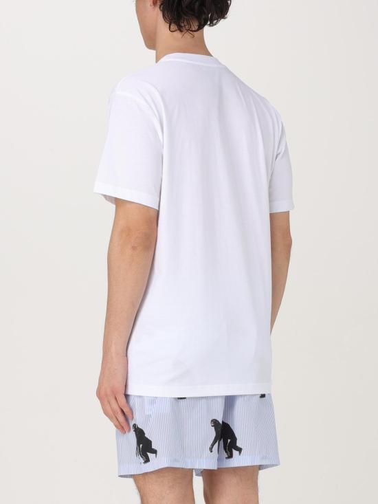 25FW 모스키노 반팔 티셔츠 07130241 1001 White - MOSCHINO