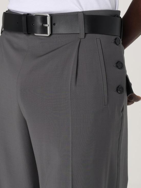 25FW 모스키노 스트레이트 팬츠 03020217 0499 Grey - MOSCHINO