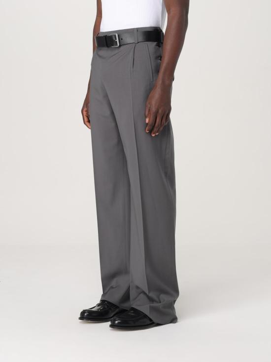 25FW 모스키노 스트레이트 팬츠 03020217 0499 Grey - MOSCHINO