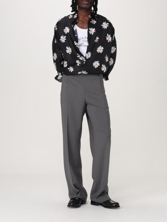 25FW 모스키노 스트레이트 팬츠 03020217 0499 Grey - MOSCHINO