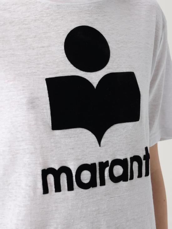 25FW 이자벨마랑에뚜왈 반팔 티셔츠 24PTS0001FBA1N09E 20WH White - ISABEL MARANT ETOILE