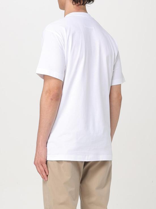 25FW 모스키노 반팔 티셔츠 07170241 1001 White - MOSCHINO