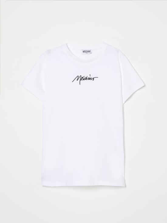 25FW [키즈] 모스키노 티셔츠 HUM058LAA01 10101 White