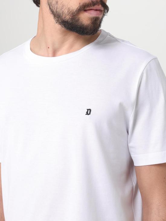 25FW 돈답 반팔 티셔츠 US198JF0271UZL4 000 White - DONDUP