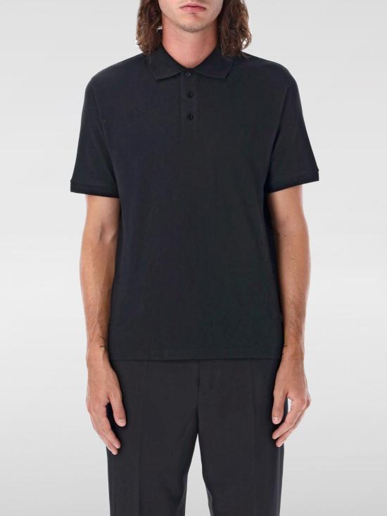 25SS 생로랑 카산드라 피케 폴로 셔츠 798944Y37HC 1000 Black