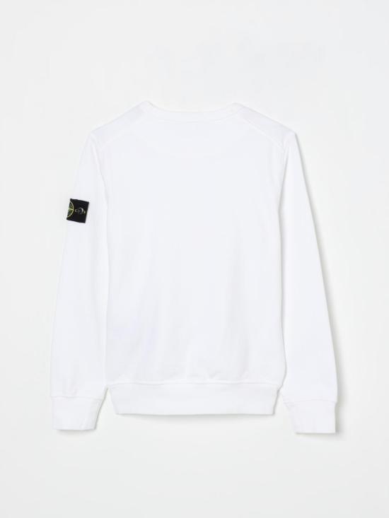 25FW [키즈] 스톤 아일랜드 풀오버 6100011S0040 V0001 White - STONE ISLAND