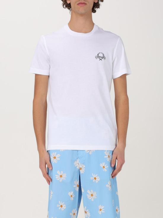 25FW 모스키노 반팔 티셔츠 07180241 1001 White